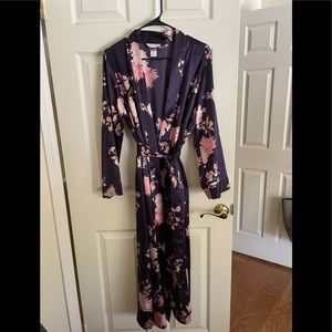 beautiful silky robe